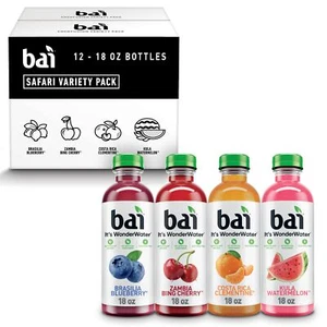 Bai Flavors Varietà Confezione Bevande Acqua Antiossidanti 12 Conteggi Bevanda Sana - Foto 1 di 8