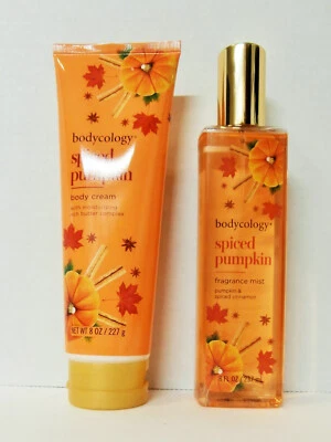 Bodycology spiced pumpkin Fragrance Body Mist 8 oz + Body Cream 8oz - Image 1 of 4