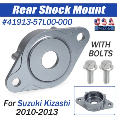 Rear Shock Mount w/ Bolts For 2010-2013 Suzuki Kizashi 4191357L00000 Aluminum US Foto 1 de 4