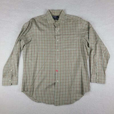 Camisa de vestir Polo Ralph Lauren para hombre 16-33 Estate dos capas de algodón con botones de colección Foto 1 de 4