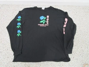 Langarmshirt Herren Größe L Thank You For Nothing schwarz rosa - Bild 1 von 5