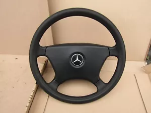 +A4 Mercedes W124 90 91 92 W201 190 STEERING WHEEL 40cm BLACK - Picture 1 of 24