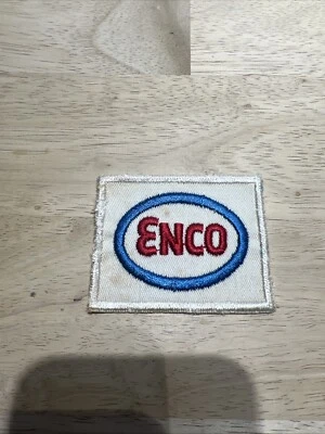 Vintage Gasoline Brand ENCO Gas Station Advertising Patch - Image 1 of 4