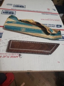 NOS OEM GM 20043626 Buick LeSabre Woodgrain Interior Door Trim 1972 Damaged - Picture 1 of 9