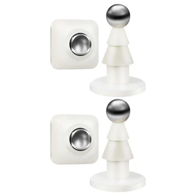  2 Pcs Tür Halter Türhalter Magnetisch Türknaufwache Magnettür Stoppt - Bild 1 von 4