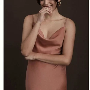 Anthropologie BHLDN Cali Satin Cowl-Neck Midi Slip Dress NWT - Picture 1 of 4