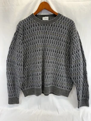 Suéter Pullover Tejido Mezcla Lana Linea Uomo Grandpacore Y2K Para Hombre Talla Mediana Foto 1 de 4