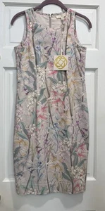 ETCETERA Pencil Sheath Dress Fully Lined Floral  Women’s Size 0 NWT - Picture 1 of 7