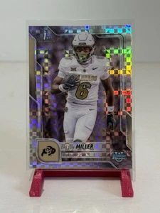 2025 Bowman University Chrome U Football Drelon Miller #103 XFractor RC Colorado - Picture 1 of 2