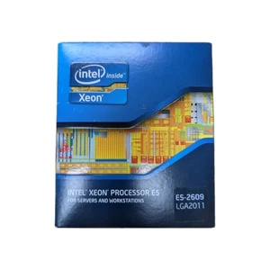 Intel Xeon E5-2609 Server Processor LGA 2011 Workstation 4 Cores New Sealed NIB - Picture 1 of 6
