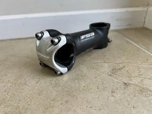 FSA OS150 Alloy Road Bike Stem 31.8mm X 100mm 4 Bolt 3D Forged Black & White - Picture 1 of 7