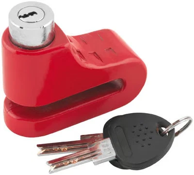 Bully Locks DISC LOCK 5.5MM RED 1581S-RD 13-2246 132246 bkm132246 - Image 1 of 3