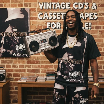 •ERICK SERMON - NO PRESSURE• ~1993 OG PRESSING~ (CASSETTE TAPE) (1) - Image 1 of 4