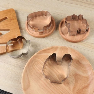  4 Pcs Cake Decorating Tools Baking Accessories Thanksgiving Mold - Picture 1 of 12