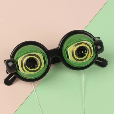 Crazy Eye Blink Funny Glasses Kids Party Eyewear Dropping Eyeball Creative Prank - Image 1 of 4