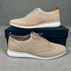 Cole Haan 2 ZeroGrand Stitchlite Tejido Oxford Tenis Mujer 9.5B Centeno Óptico Blanco - Imagen 1 de 7