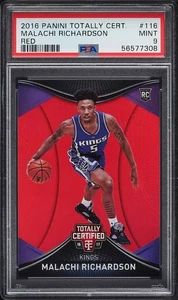 2016 Totally Certified Red Malachi Richardson ROOKIE /199 #116 PSA 9 - Imagen 1 de 2