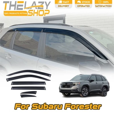 Luxury Weather shields Weathershields for Subaru Forester 2025+ 6pcs Sun Visors - image 1 of 4