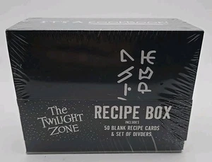 The Twilight Zone Recipe Box Loot Crate 50 Recipe Cards Sealed It's A Cook Book - Picture 1 of 6