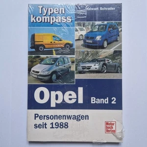 Typenkompass Opel Personenwagen und Pkws ab 1988 bis 2004 Motorbuch Top ZUSTAND! - Picture 1 of 2