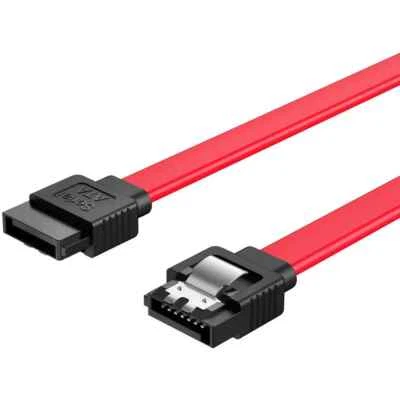 SATA Serial ATA Hard Disk Drive HDD to Motherboard Data Connection Cable Lead - Image 1 of 4