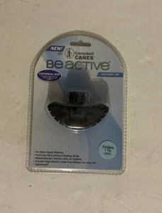 Campbell Posture Cane Tips Rocker Tip Universal Size Rubber Crutches New Sealed - Picture 1 of 2