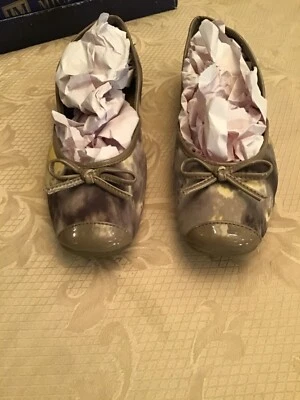 Sam & Libby Ballet Flats Womens Yellow and Black Tie Dye Slip On Shoes Size 7M - Image 1 of 4