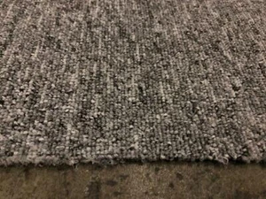 Teppichboden 8€/m² Günstig Schlinge Grau 200 cm Breite in versch. Längen - Bild 1 von 2