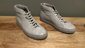 Women By Common Projects Original High Achilles Gray Eur Size 36 Light Grey - Picture 1 of 5