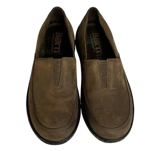 New Born Lex Comfort Slip On Brown Suede Shoes Women’s Size 9.5 Walking, Working - Picture 1 of 24
