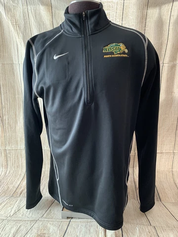 NDSU North Dakota State University Bison NIKE 1/4 Zip Jacket Men's Medium Therma Cover