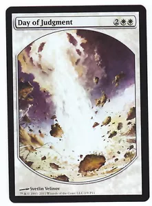 MTG FOIL • Giorno del Giudizio Day of Judgment • TEXTLESS JUDGE PROMO FNM NMINT - Foto 1 di 1
