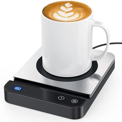 Calentador de Taza de Café - 3 Temperaturas, Acero Inoxidable, Pantalla Digital, Temporizador 2-12H Foto 1 de 4