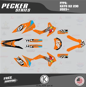 Graphics Kit for Kayo K2 230 All Years Pecker - Orange - Bild 1 von 6