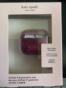 Gala AirPod Hülle mit Strassprägung für AirPod 3. Generation rosa Verzierung - Bild 1 von 3