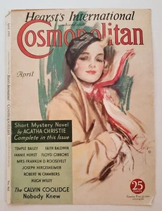 Cosmopolitan April 1933 Magazine COVER ONLY Illustrated by Harrison Fisher - Picture 1 of 11