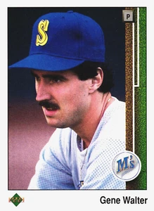 1989 - Upper Deck -- GENE WALTER -- Card # 604 -- Seattle Mariners - Picture 1 of 2