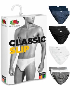 Fruit of the Loom Classic Slip, 3er-Pack Herren Slip Unterwäsche - Bild 1 von 6