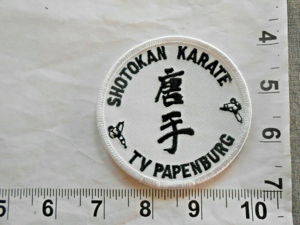 Vintage Shotokan Karate TV Papenburg    Patch       free shipping - Image 1 of 1