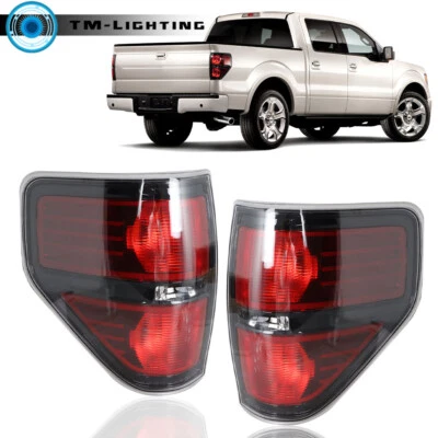 Rear Tail Lights Brake Lamps Assembly For 2009-2014 Ford F-150 Pickup Truck - Image 1 of 4