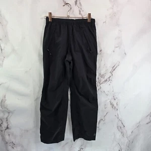 REI Co Op Rain Pants Youth Small 8 Black Kids Boys Girls Waterproof Shell Gore - Picture 1 of 12