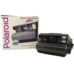 Vintage Polaroid Spectra AF Instant Film Photo Camera With Box SOLD AS IS - Picture 1 of 10