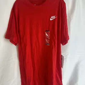The Nike Tee Red Embroidered Size Medium - Picture 1 of 6