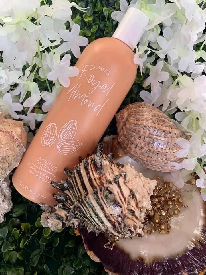 Aceite corporal de almendras Jafra Royal Aceite Almendra p/Cuerpo 16,9 oz/500 ml Foto 1 de 1