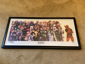 MARVEL X-MEN FAMILY MATTER RARE SIGNED PRINT 100/250 - Picture 1 of 14