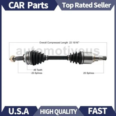 Eje delantero izquierdo CV 1x TrakMotive para Chevrolet Spark 2016 2017 Foto 1 de 2