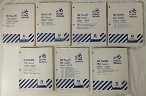 7 Books!! New Holland TN65F TN70F TN75F TN80F TN90F TN95F Repair Manual OEM - Picture 1 of 8
