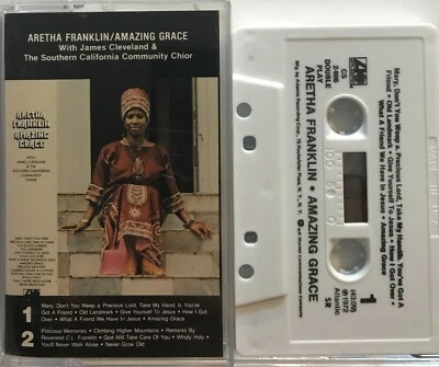 Aretha Franklin, James Cleveland : Amazing Grace (Cassette Tape 1972) *V. Good* - Image 1 of 2