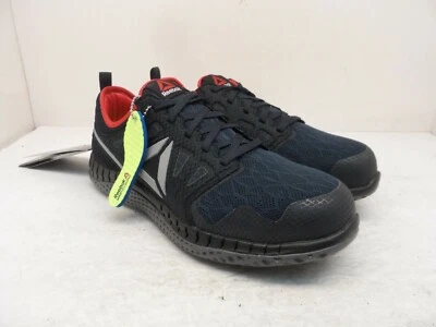 Reebok Work Boy's Low Zprint EH SR Steel Toe Athletic Work Shoe Navy Size 6.5M - Image 1 of 4