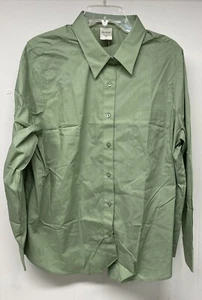 Blair Brand Long Sleeved Pocket Button Up Women’s Sz XL Color Mint New W Tags - Picture 1 of 6